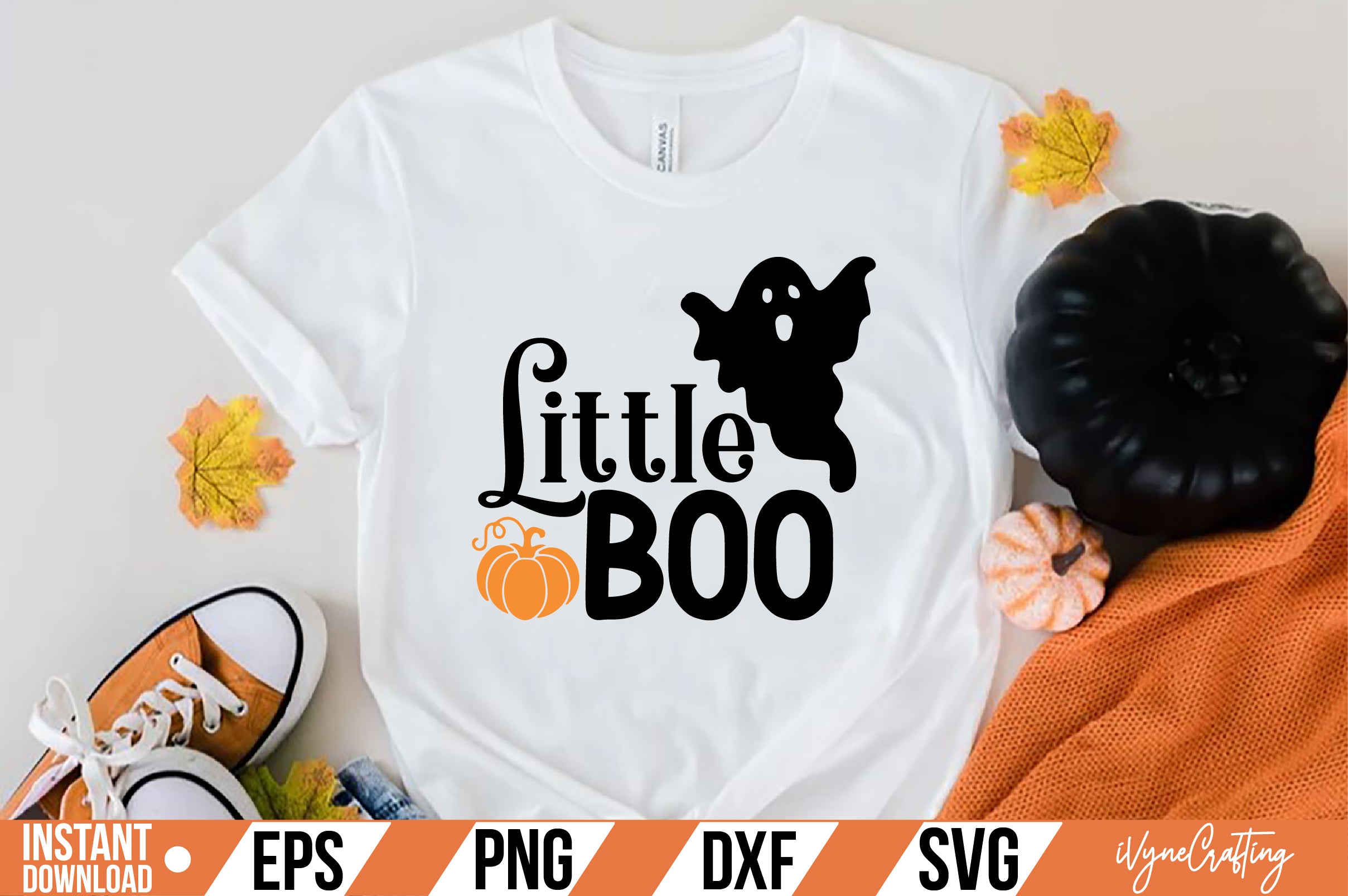 Little Boo SVG Cut File | iVyneCrafting