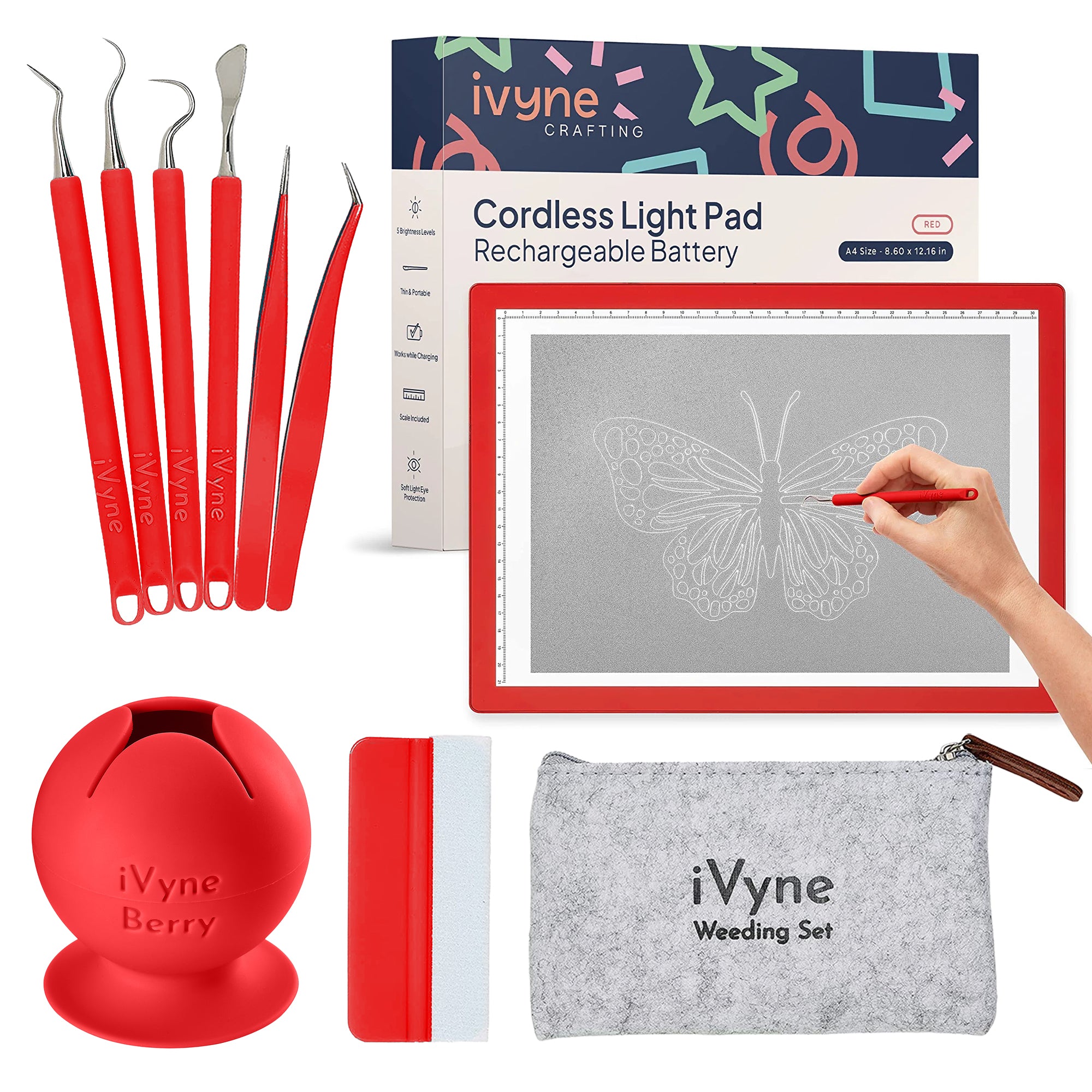 Vinyl Weeding Complete Set (All Essential Tools) - by iVyne