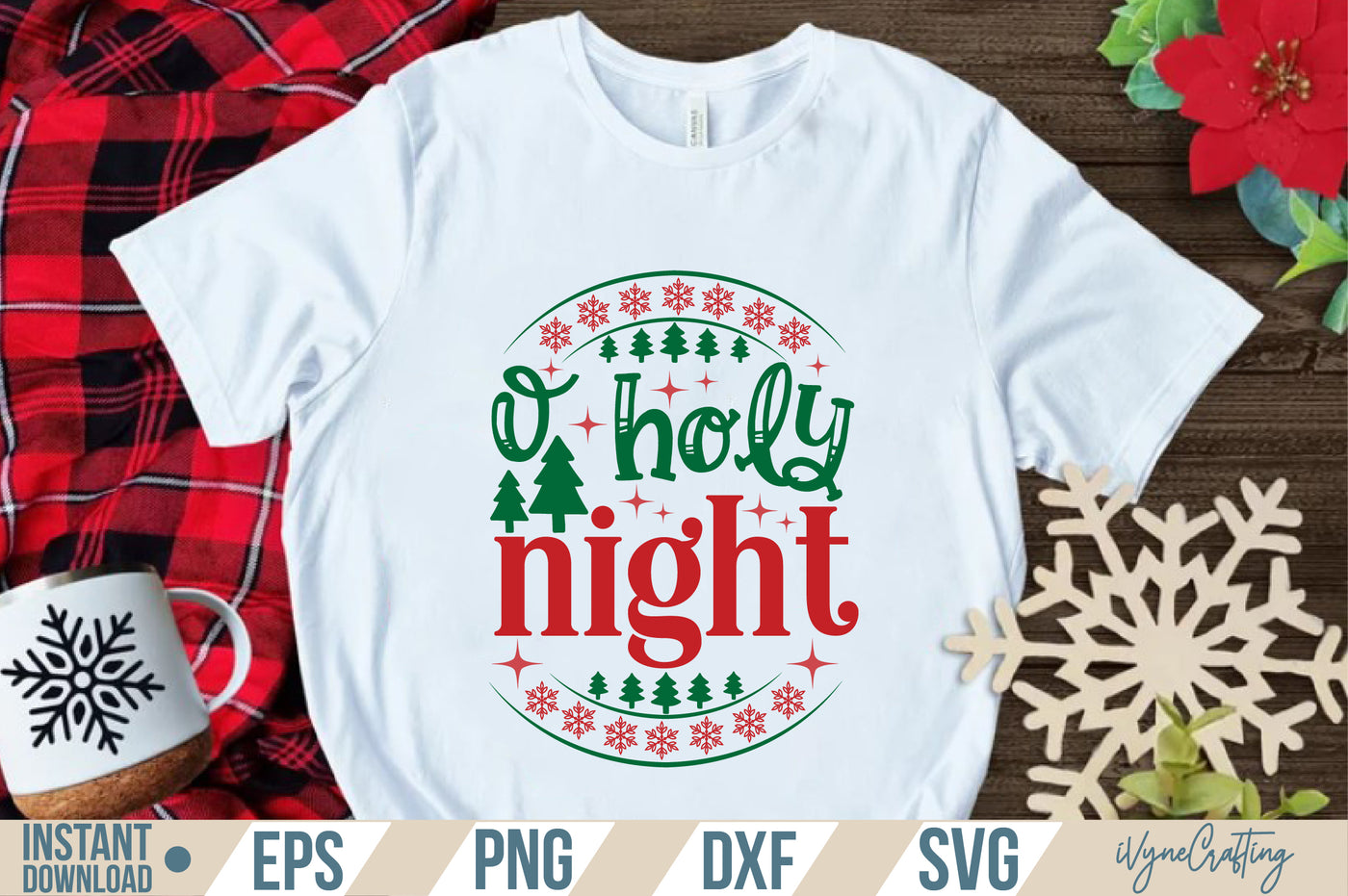 O holy night SVG Cut File