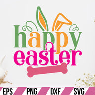 happy easter SVG Cut File