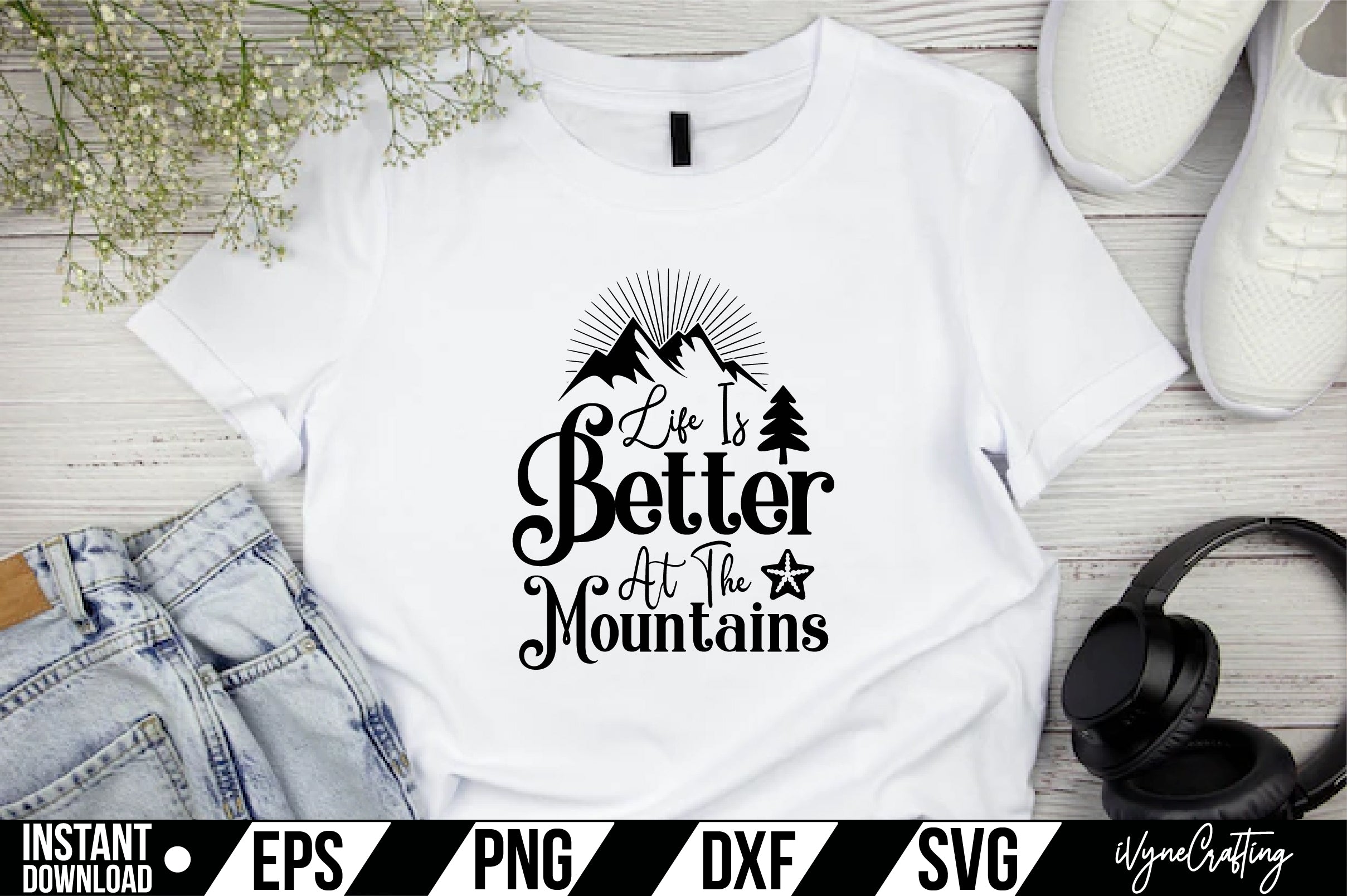 Mountains Are Calling And I Must Go SVG Cut File