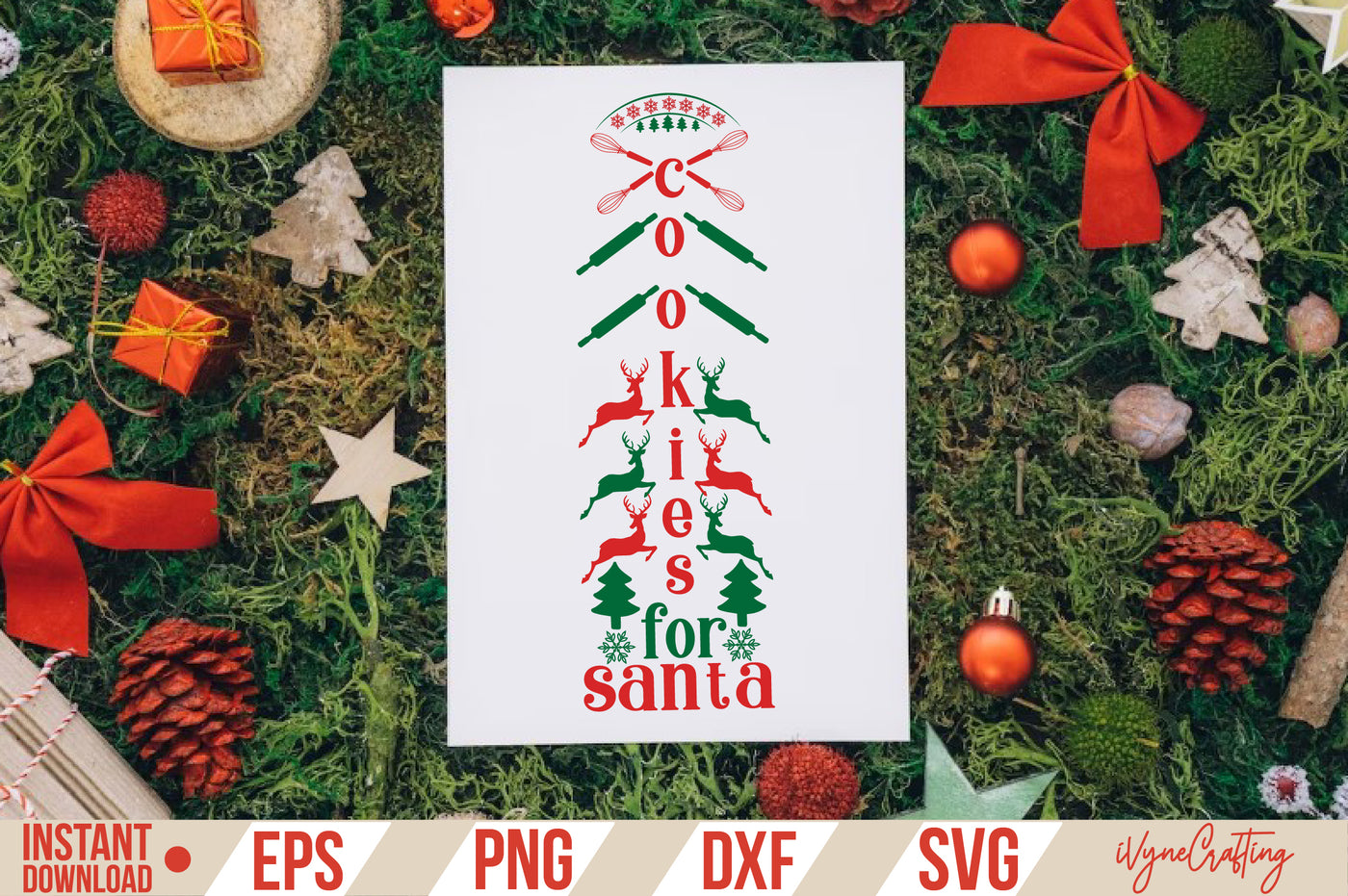 cookies for santa SVG Cut File