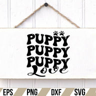 Puppy Love SVG Cut File