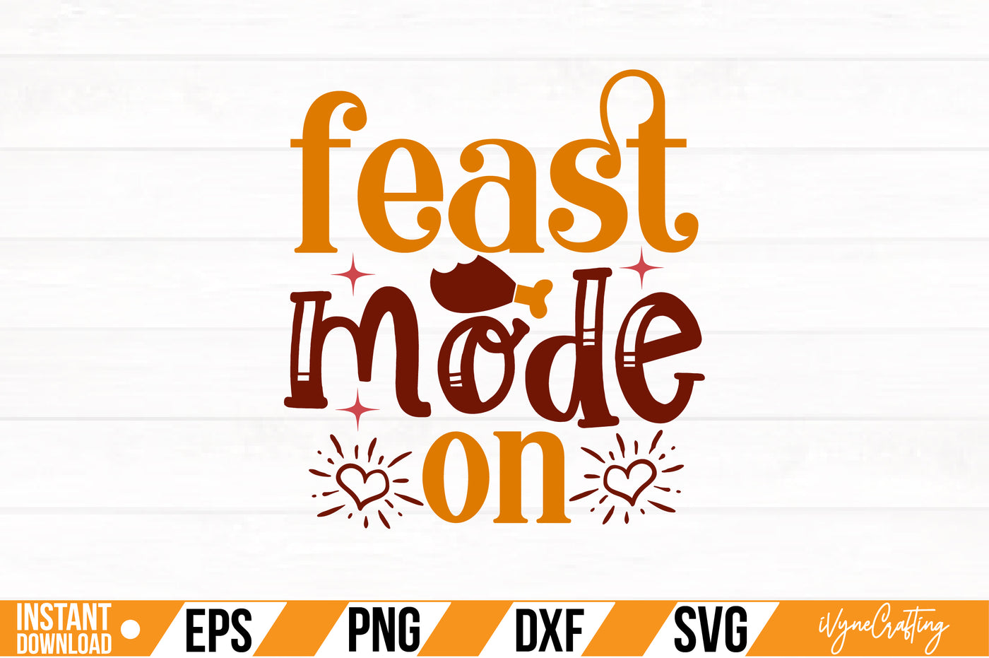 feast mode on SVG Cut File