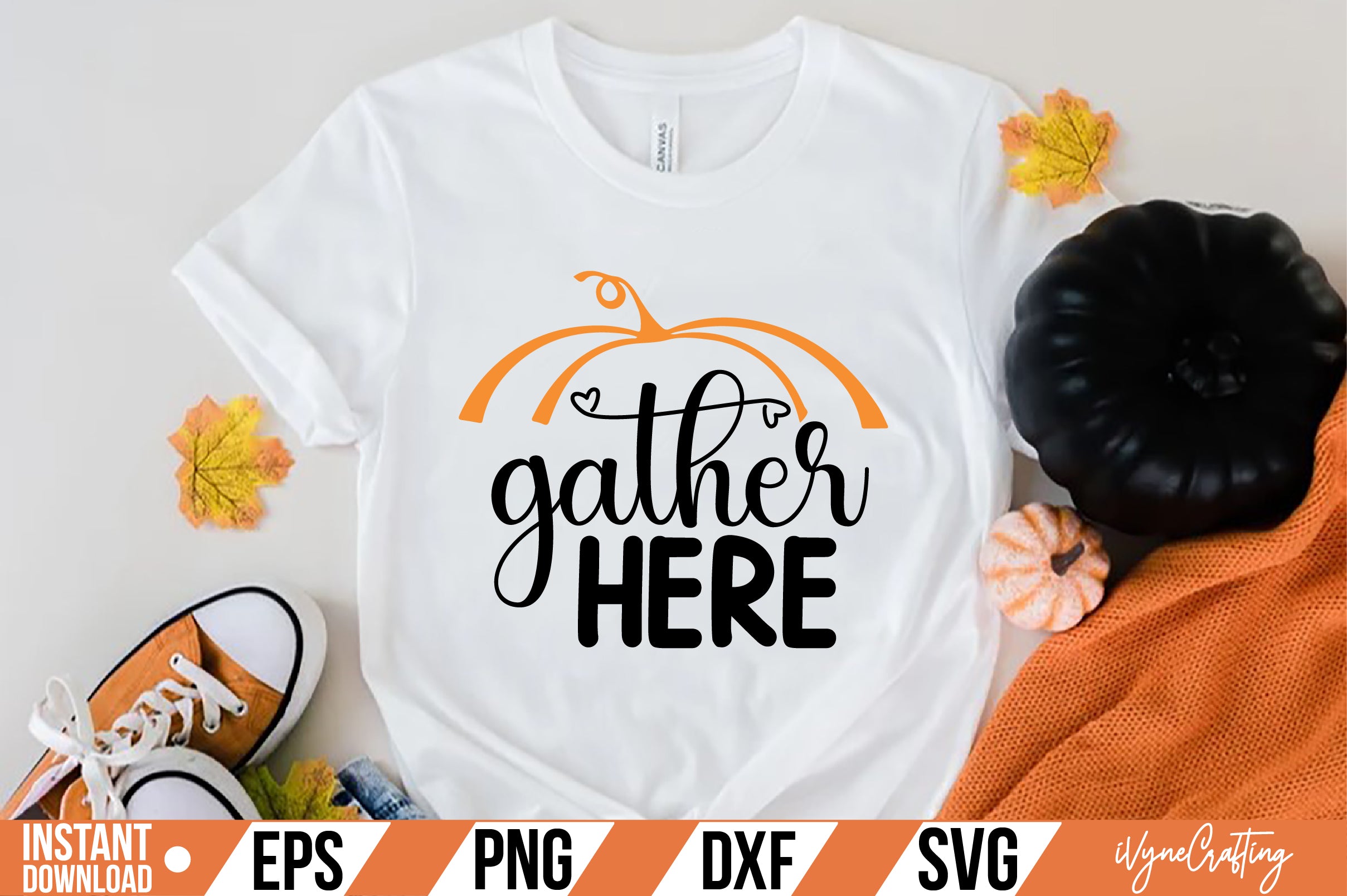 gather here  SVG Cut File