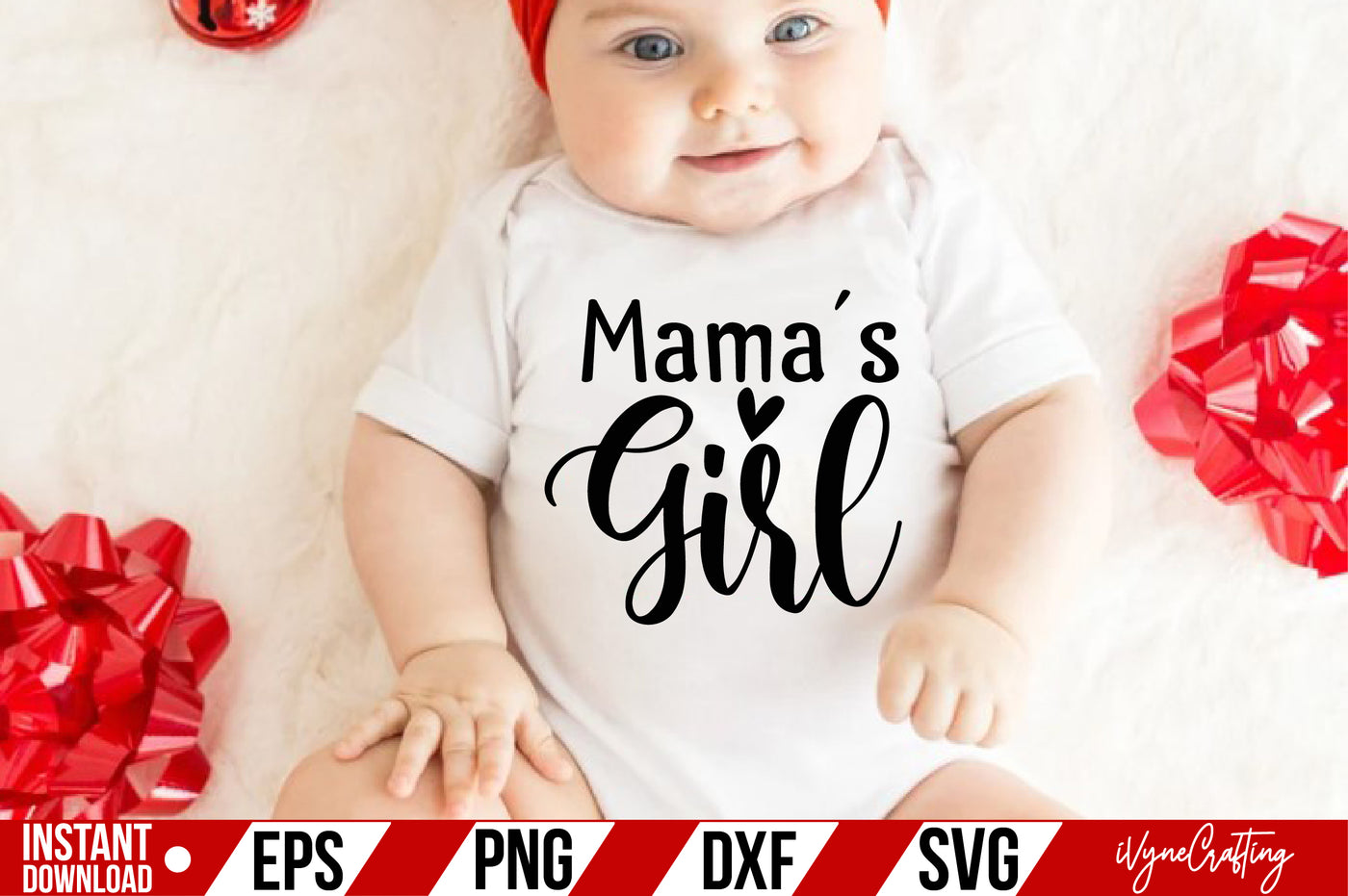 Mama's Girl SVG Cut File | iVyneCrafting