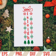 i sleigh SVG Cut File