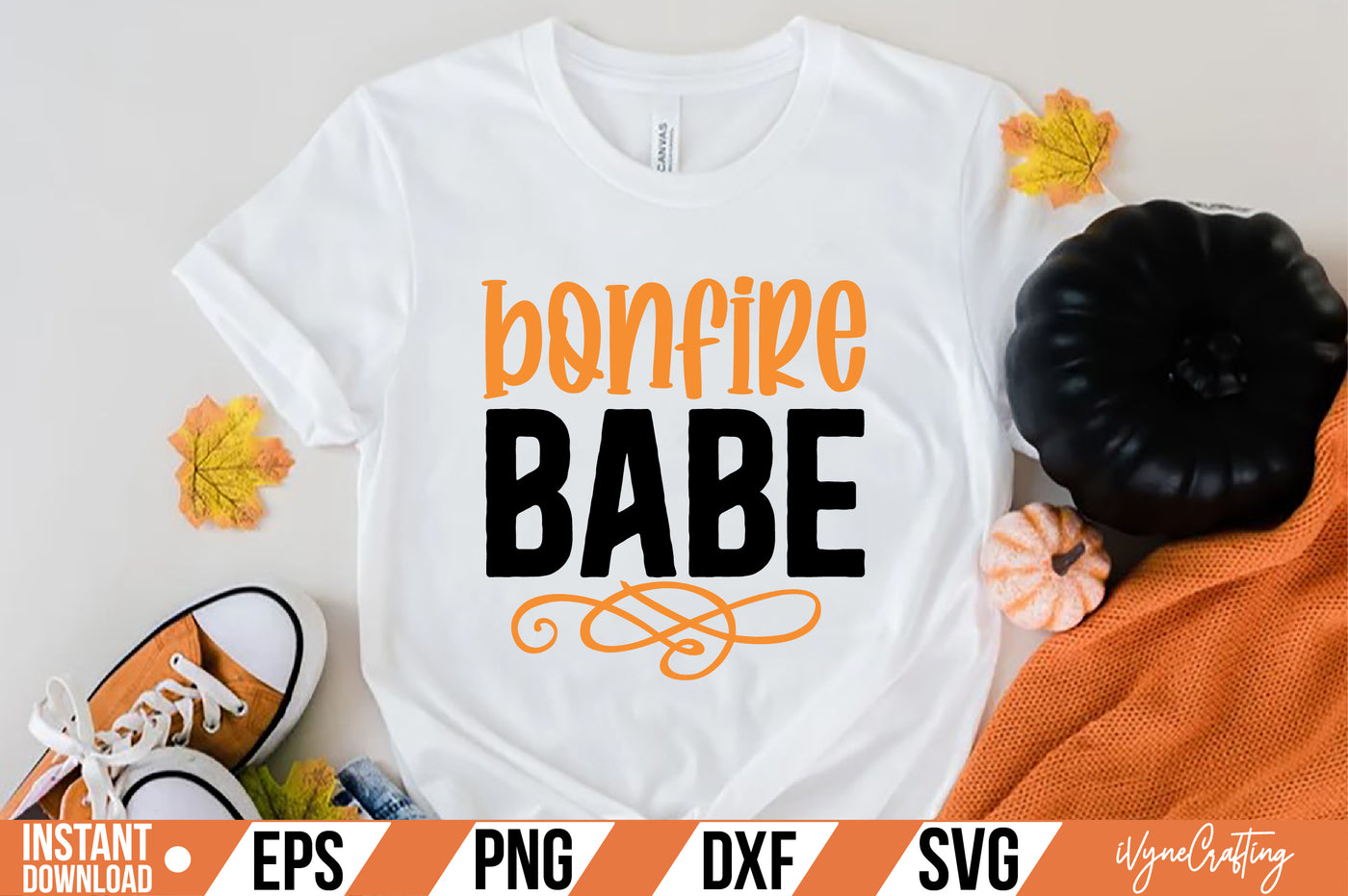 bonfire babe  SVG Cut File