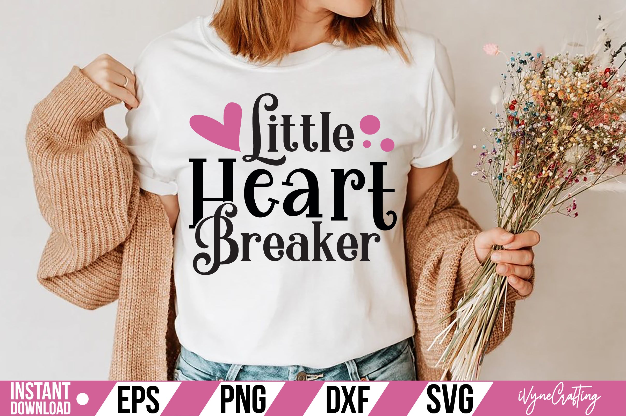Little Heart Breaker SVG Cut File