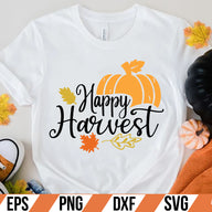 Happy Harvest  SVG Cut File