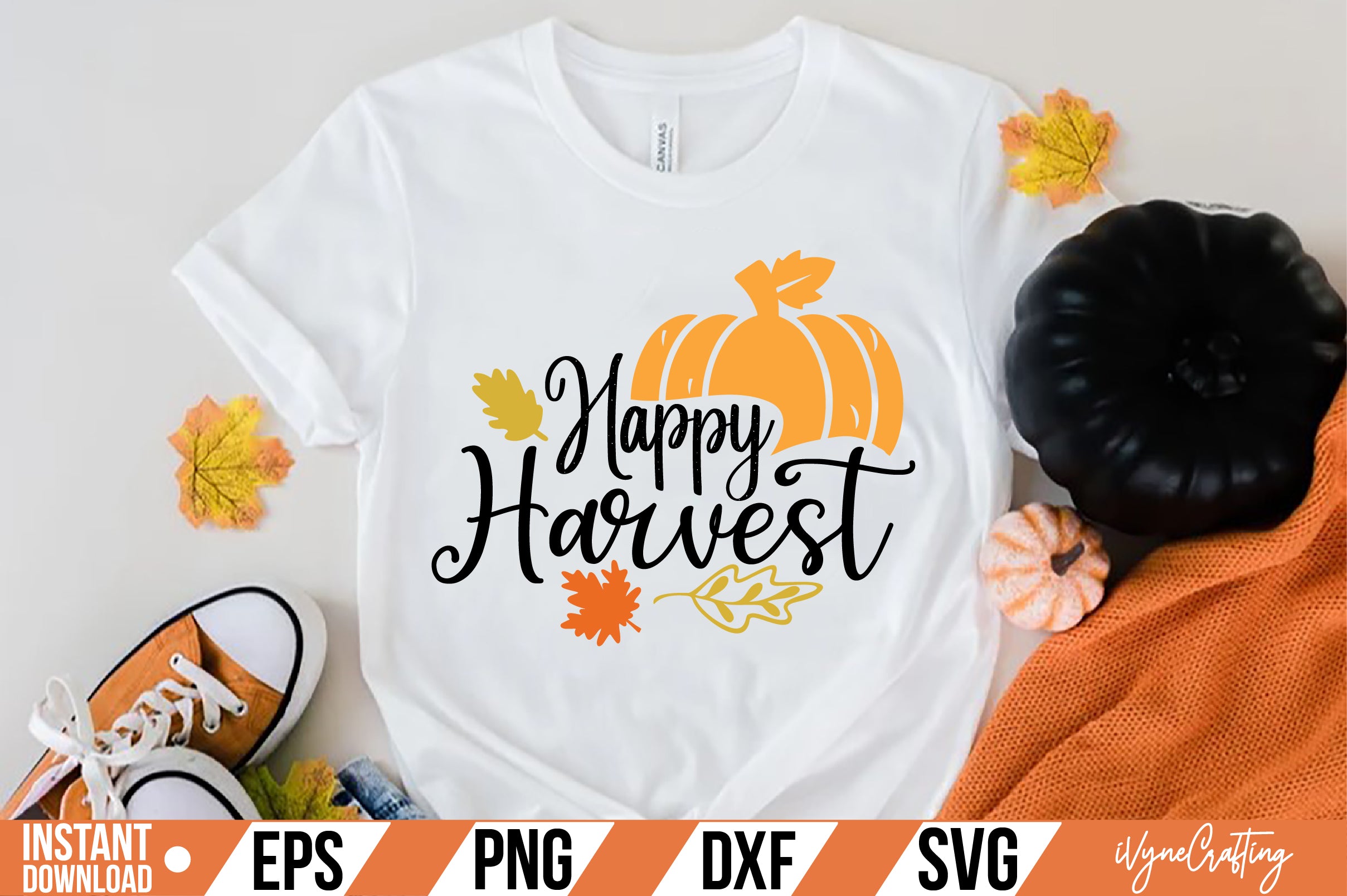 Happy Harvest  SVG Cut File