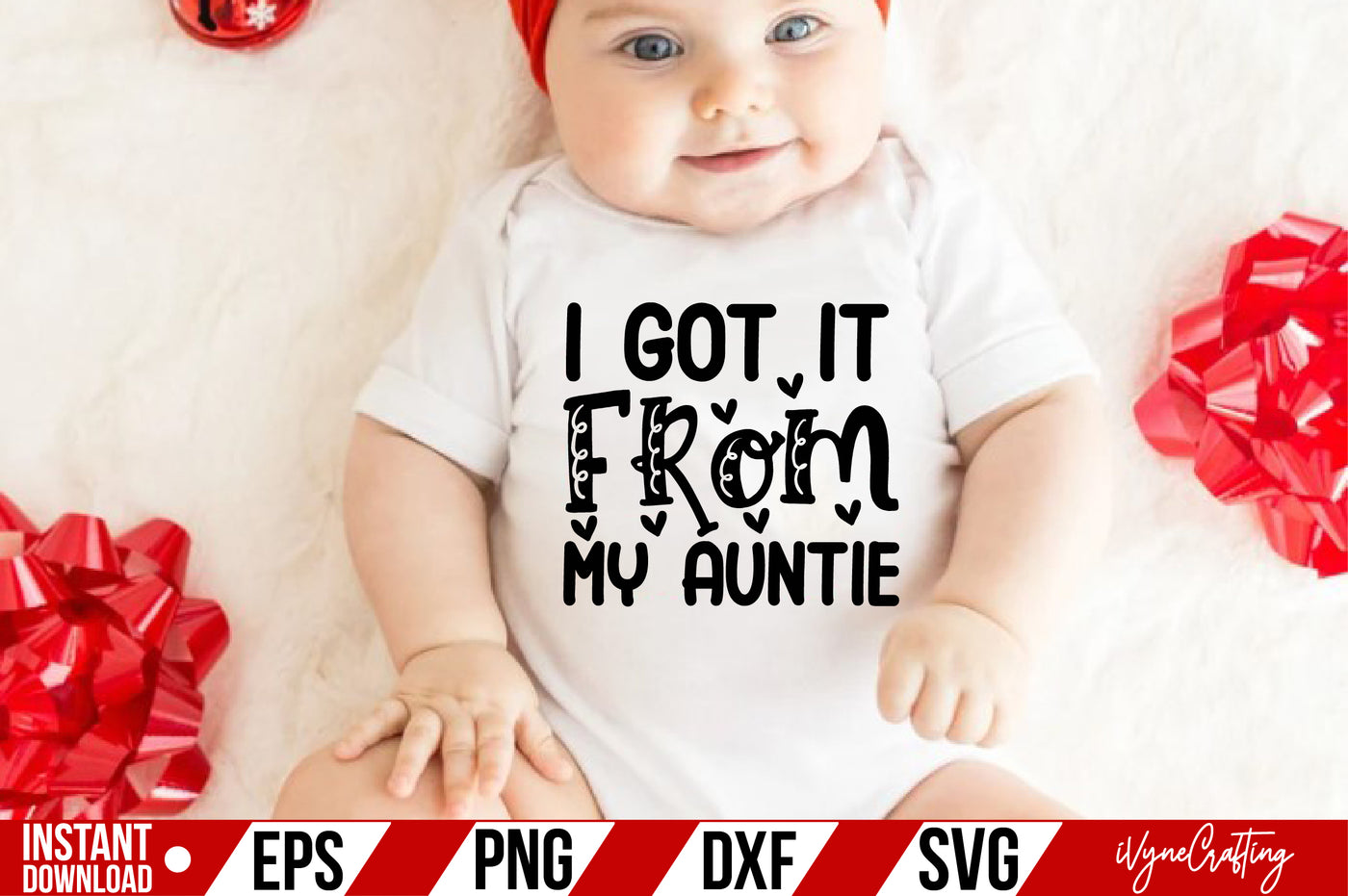 I Got It From My Auntie SVG Cut File