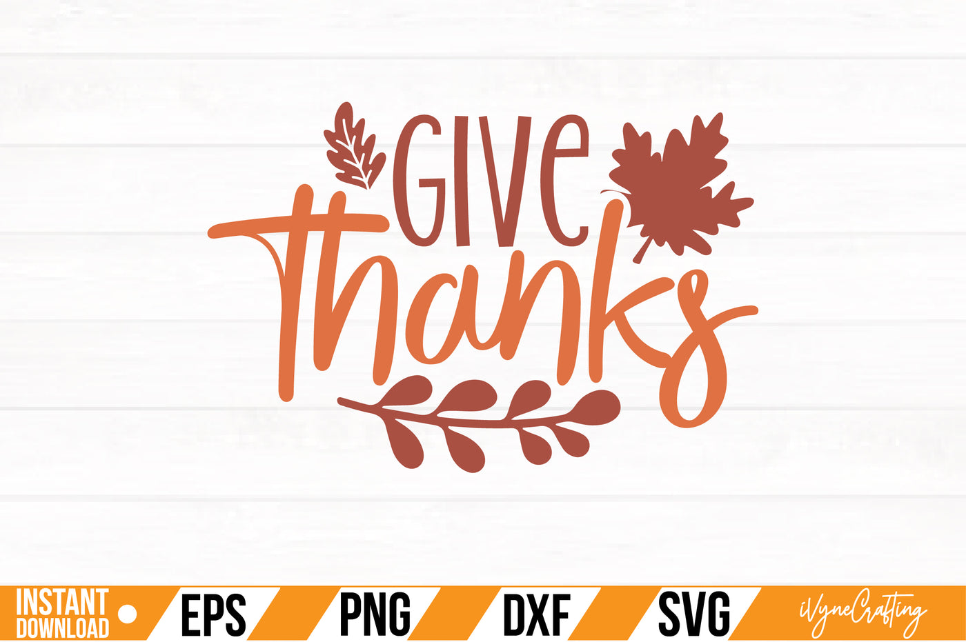 give thanks SVG Cut File