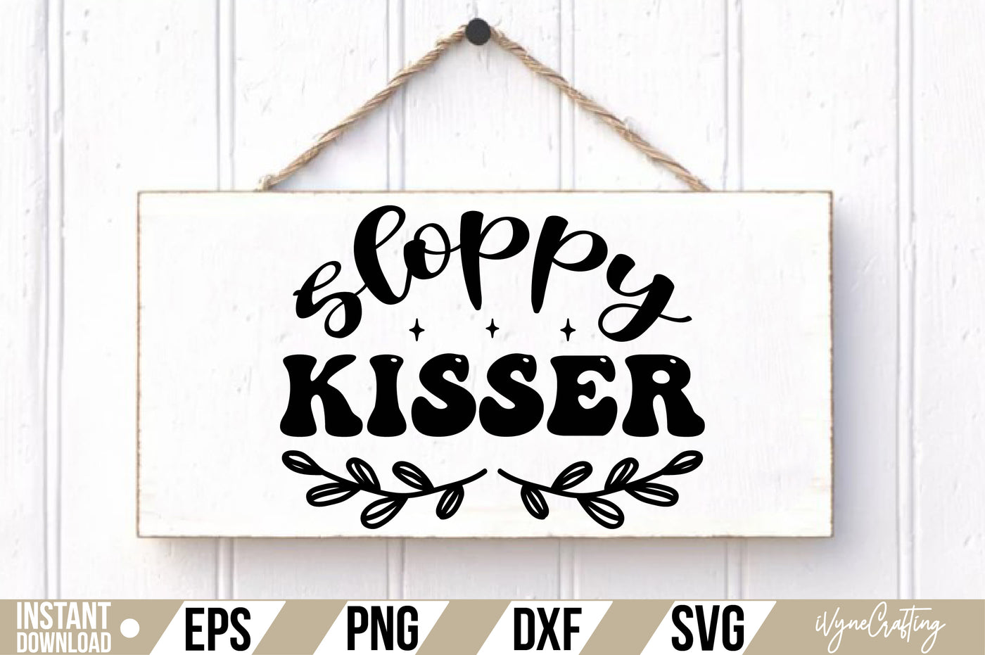 sloppy kisser SVG Cut File