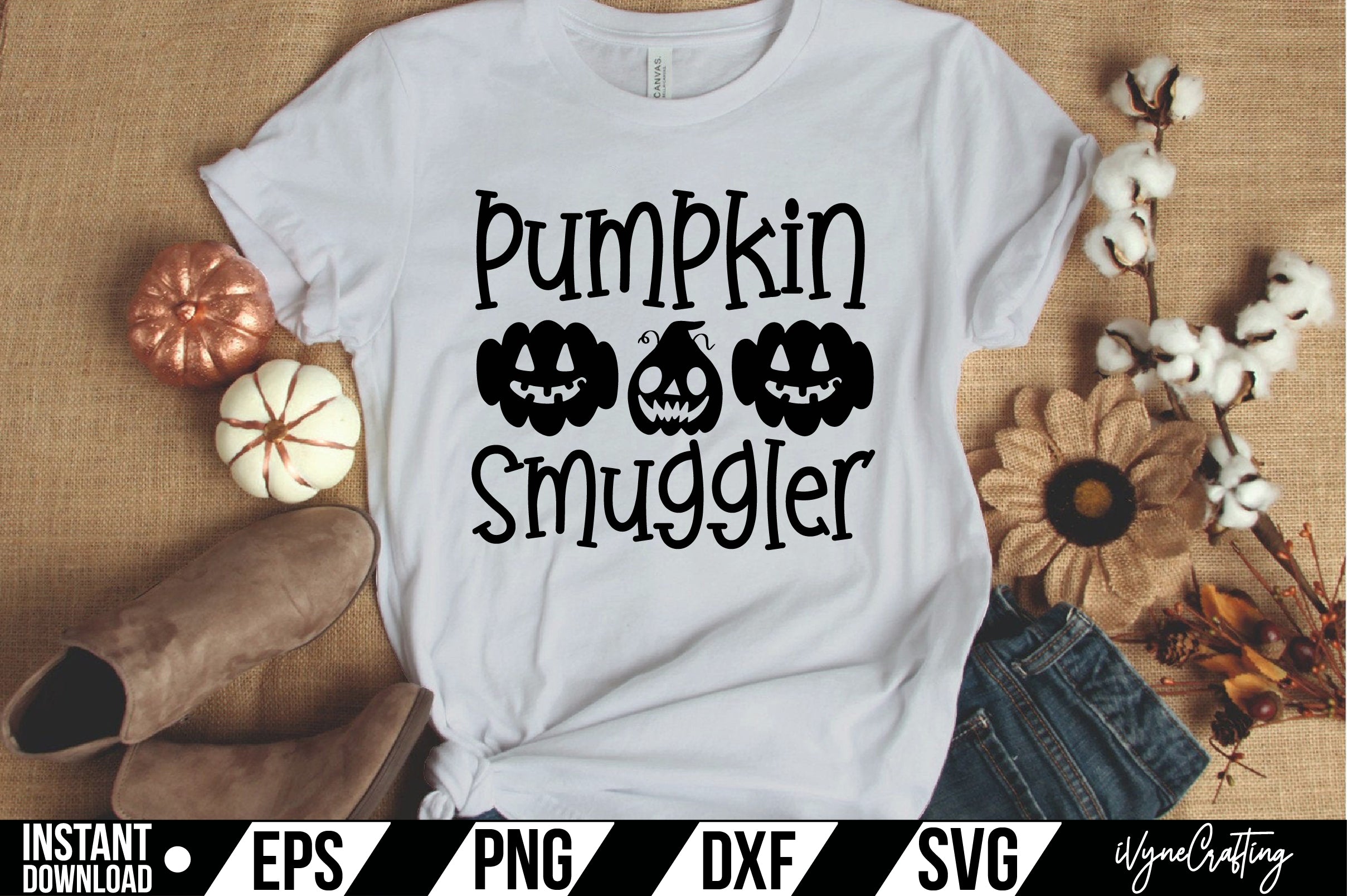 pumpkin smuggler SVG Cut File