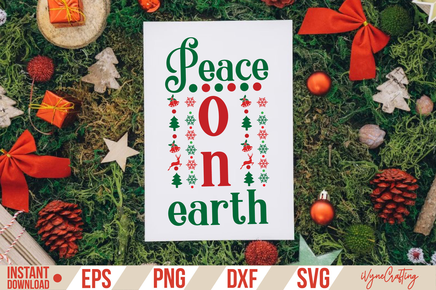 Peace on earth SVG Cut File