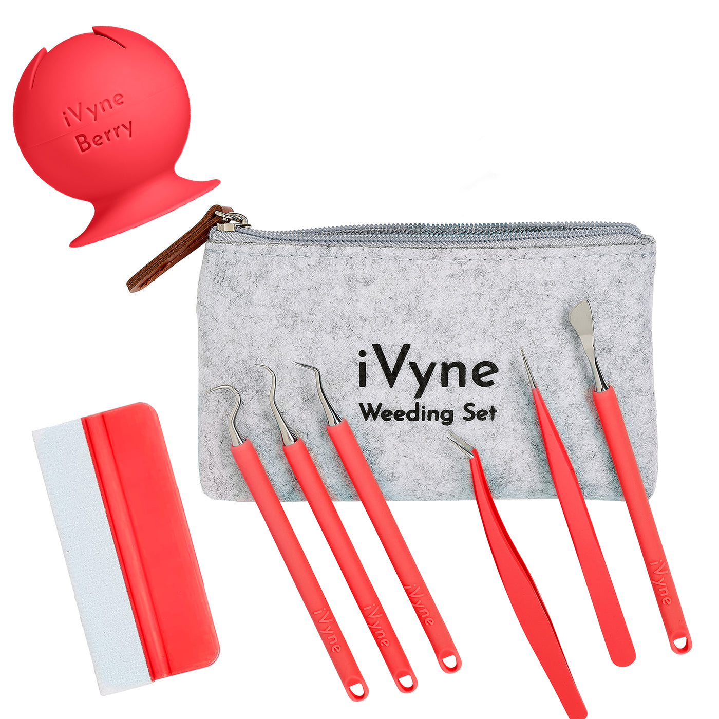 iVyne Handi Berry - Vinyl Weeding Scrap Collector, Portable Handheld S –  WoodArtSupply